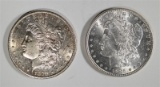 1879-S & 1885 MORGAN DOLLARS CH BU