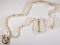PEARL NECKLACE, 14kt GOLD TOGGLE CLASP