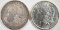 1886 &1896 CH BU MORGAN DOLLARS