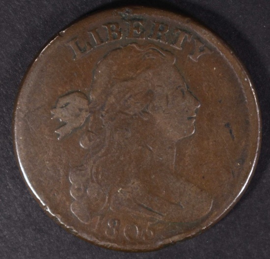 1805 CLASSIC HEAD LARGE CENT, FINE