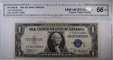 1935 A $1 SILVER CERTIFICATE CGA 66-OPQ