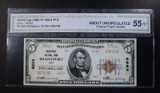 1929 $5 TY2 NATIONAL CURRENCY CGA 55-OPQ