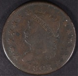 1808 CLASSIC HEAD LARGE CENT, VG+