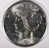 1922-S PEACE DOLLAR CH BU