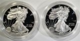 2014 & 2015 Proof Silver American Eagles.