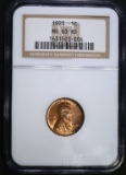 1923 LINCOLN CENT NGC MS-63 RD