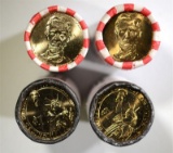 MINT WRAPPED PRESIDENTIAL ROLL LOT