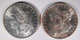 1886 & 1900-O MORGAN DOLLARS CH BU