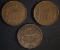 1867, 68 & 69 XF TWO CENT PIECES