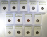 13 - U.S. COINS from INDIAN CENTS to QTR