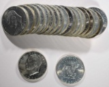 Roll of 1971-S Unc. Eisenhower Silver Dollars