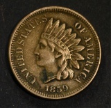 1859 INDIAN HEAD CENT, XF