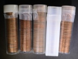 1946D, 55S, 55D, 56 & 56D BU ROLL OF LINCOLN CENTS