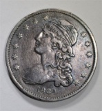 1834 CAPPED BUST QUARTER, XF