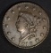 1818 LARGE CENT XF+