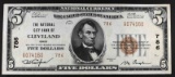 1929 $5 TY2 NATIONAL CURRENCY XF/AU