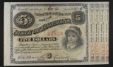 1875 FIVE DOLLARS BABY BOND GEM CU
