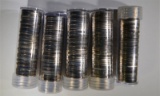5-MIXED DATE ROLLS 1965, 66 & 67 SMS  NICKELS