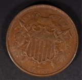 1868 2-CENT PIECE, AU