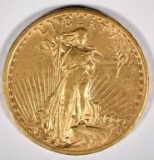 1909-S $20 GOLD ST GAUDENS XF-AU
