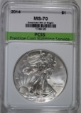 2014 AMERICAN SILVER EAGLE PCSS PERFECT