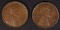 1914-S XF & 1911-D XF LINCOLN CENTS