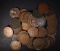 50-CANADA LARGE CENTS, VARIOUS DATES