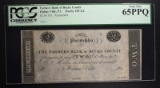 1810's TWO DOLLARS FARMERS BANK OF BUCKS COUNTY