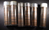 6-ROLLS CANADA CENTS: 1920-36