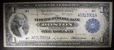 1918 $1 National Currency Note, Federal Reserve Ba
