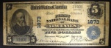 SERIES of 1902 $5 NATIONAL BANK of VINCENNES, IN