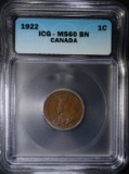 1922 CANADA CENT ICG MS-60 BN