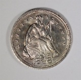 1848 SEATED LIBERTY HALF DIME LARGE DATE