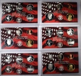 3-2007 SILVER PROOF SETS, MISSING THE PRES DOLLARS