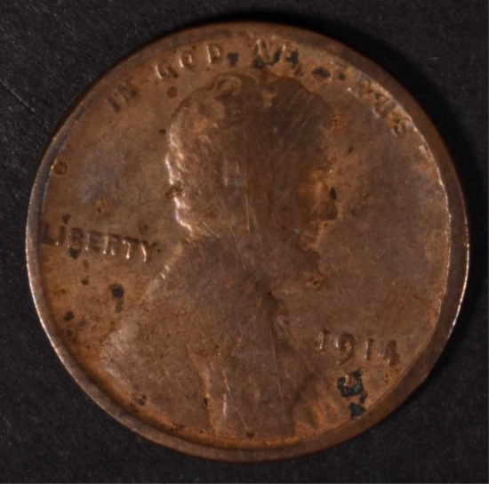 1914-D LINCOLN CENT G-VG