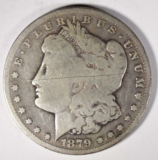 1879-CC MORGAN DOLLAR  VG  KEY