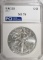 2013 AMERICAN SILVER EAGLE PCI PERFECT GEM BU