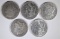 1880, 82, 83, 84-O & 96-O CIRC MORGAN DOLLARS