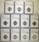 COMPLETE  SET OF SILVER JEFF NICKELS NGC  MS-65