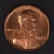 1972 DOUBLED DIE OBVERSE LINCOLN CENT, CH BU