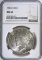 1922-S PEACE DOLLAR, NGC MS-63