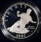 1997 Jackie Robinson Proof Silver Dollar.