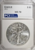 2013 AMERICAN SILVER EAGLE PCI PERFECT GEM BU