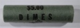 OBW BU ROLL OF SILVER ROOSEVELT DIMES: