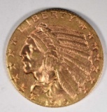 1915 $5 GOLD INDIAN  CH BU+
