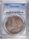 1885-O MORGAN DOLLAR PCGS MS65