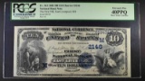 1882 DATE BACK $10 NATIONAL CURRENCY PCGS 40PPQ