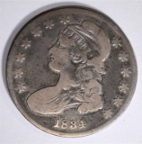 1834 CAPPED BUST HALF DOLLAR  FINE