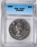 1957 CANADA DOLLAR ICG PL-67