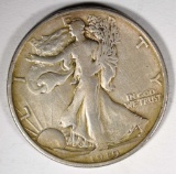 1919-D WALKING LIBERTY HALF DOLLAR XF RARE